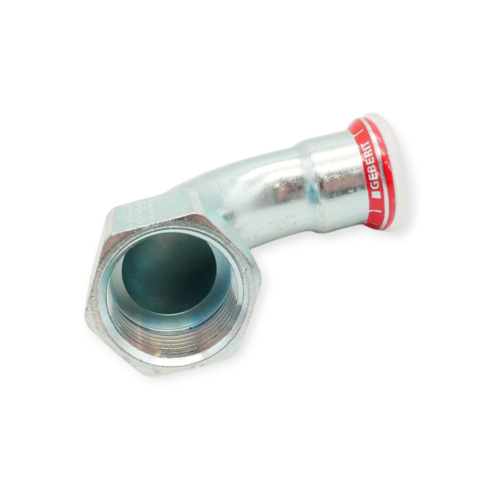 Geberit 20559 Mapress C-Stahl Übergangsbogen 90° IG, 28mm x 1" – Bild 2