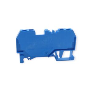 12 Stück Wago 281 Durchgangsklemme blau