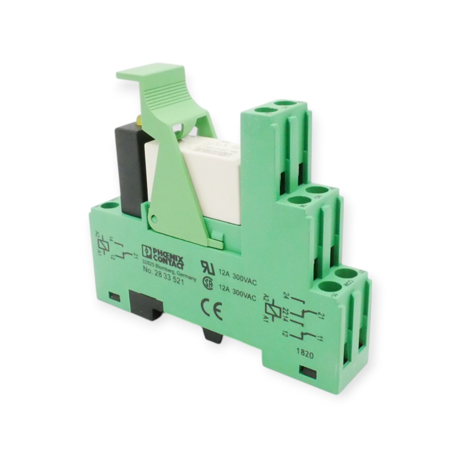 3 Stück Phoenix Contact 2833521 Relaissockel + 2961192 Relais – Bild 2