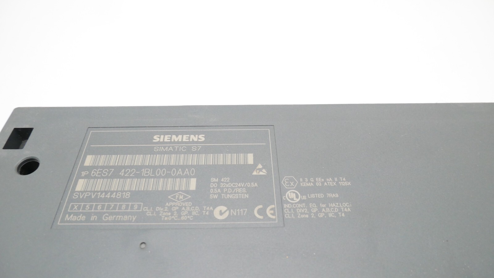 7 Stück Siemens Simatic S7 6ES7422-1BL00-0AA0 Digitalausgabe