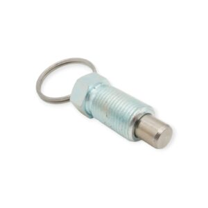 Rastbolzen mit Zugring GN 717-10-M16x1,5-AK-ST d1=10, d2=M16x1,5