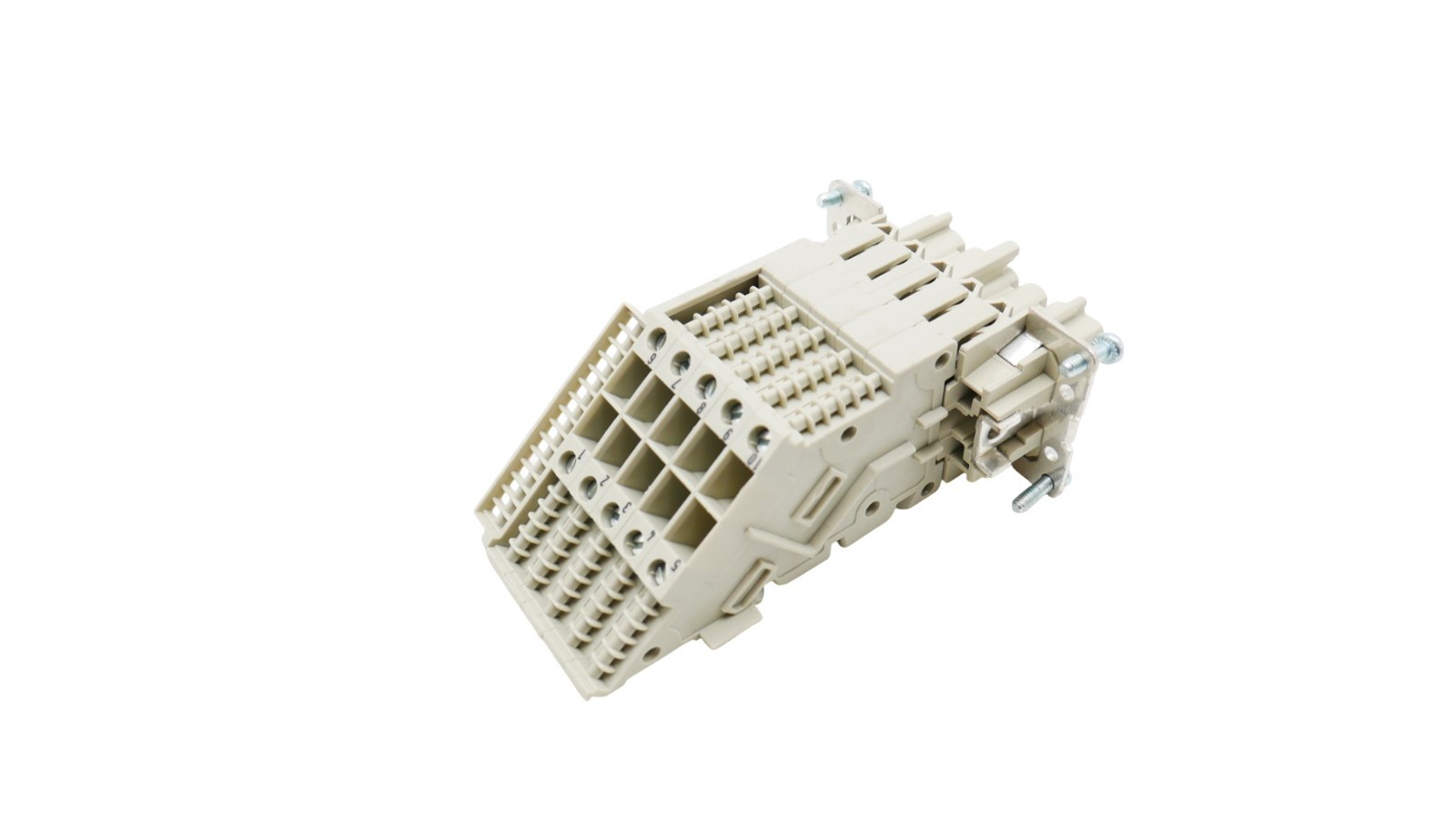 2 Stück Wieland 70.105.XX53.3 Klemmenadapter 12-fach 500V 16A