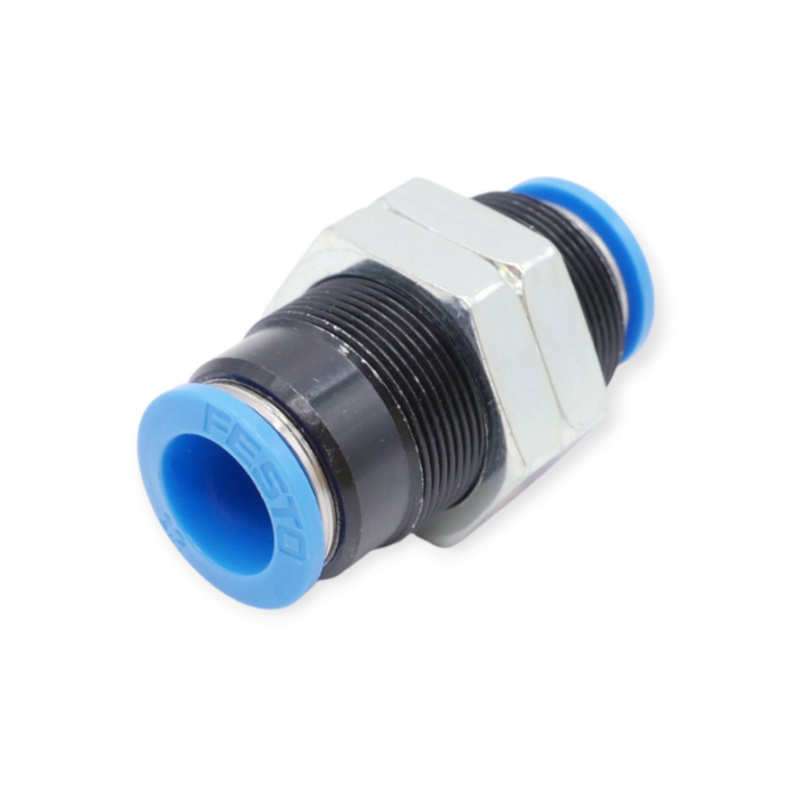 2 Stück Festo QSMS-12 Schott-Steckverbindung – Bild 2