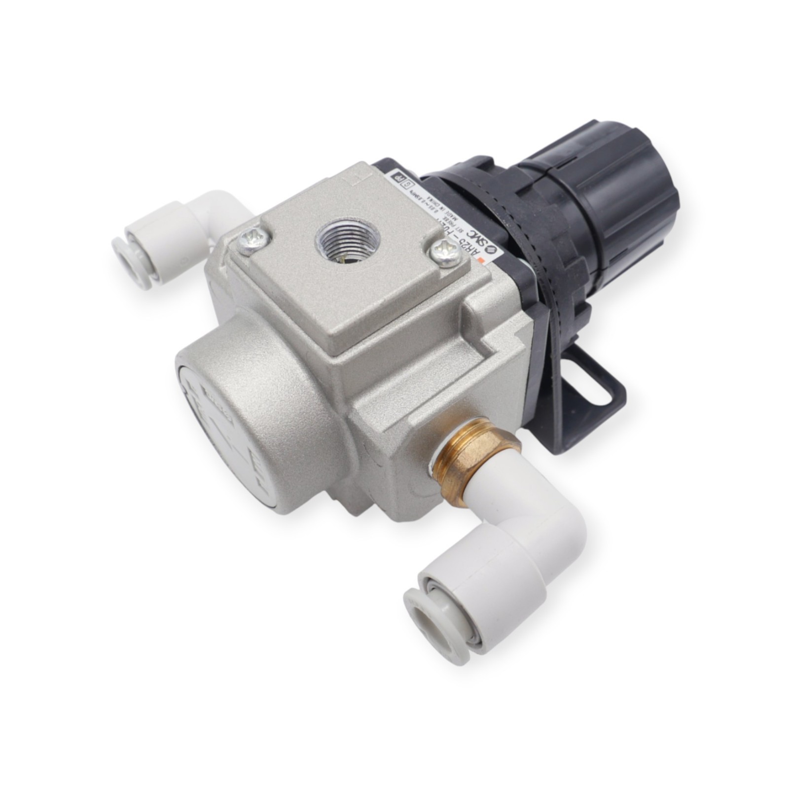 SMC AR25-F02H Regler mit 2 Winkelverschraubungen – Bild 7