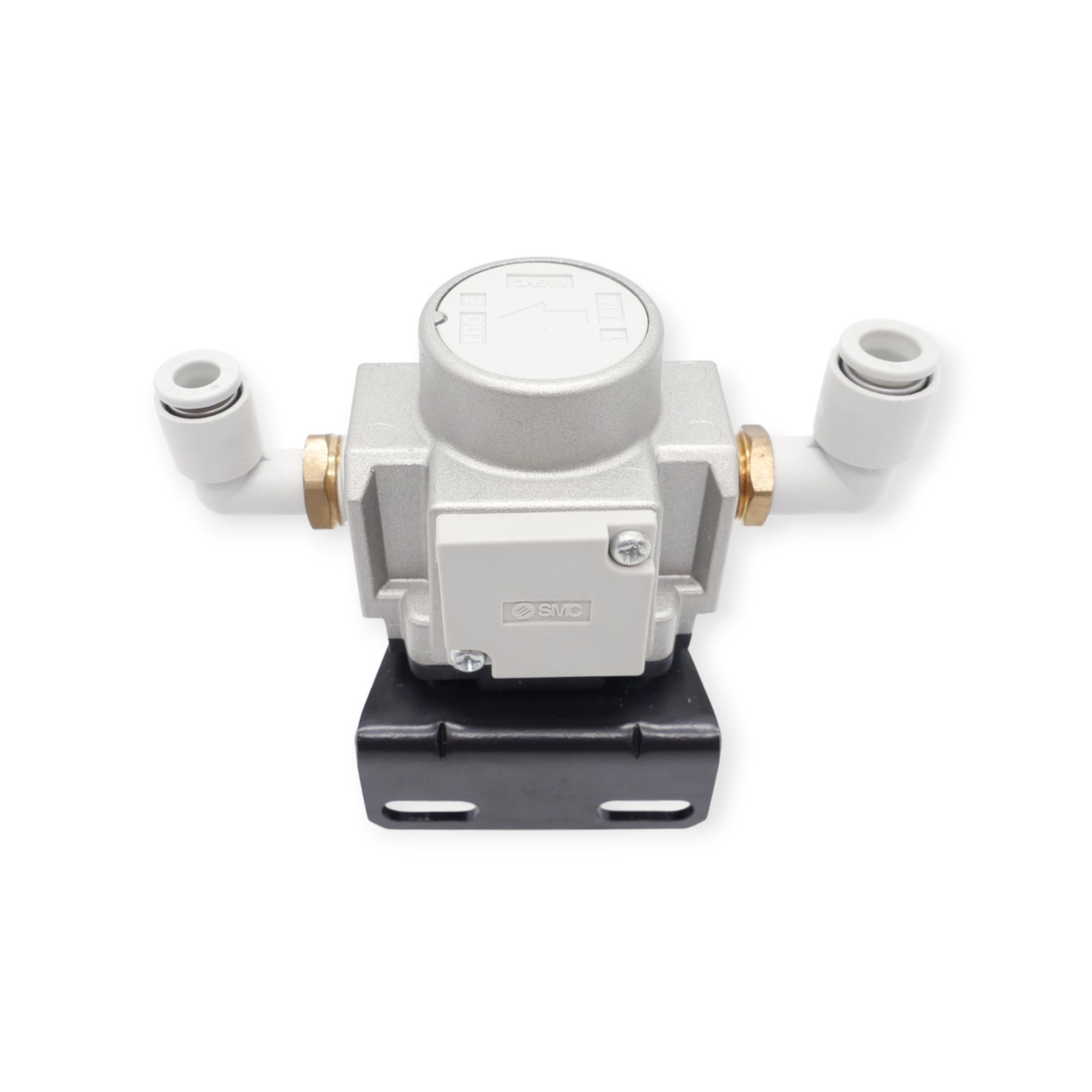 SMC AR25-F02H Regler mit 2 Winkelverschraubungen – Bild 8