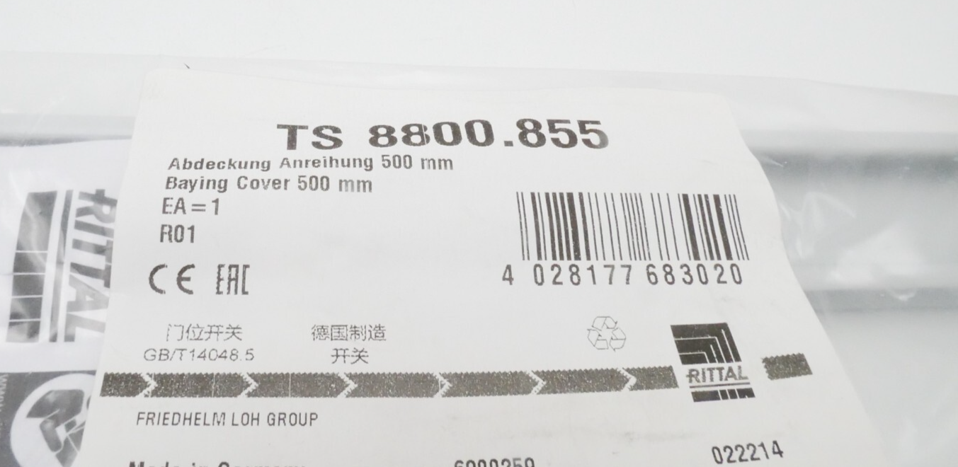 Rittal TS 8800.855 Abdeckung Anreihung 500 mm – Bild 2