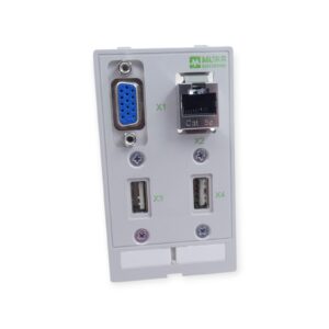 Murr 4000-68000-1040000 Datensteckverbindereinsatz 2xUSB + RJ45/45 + SubD15 HD
