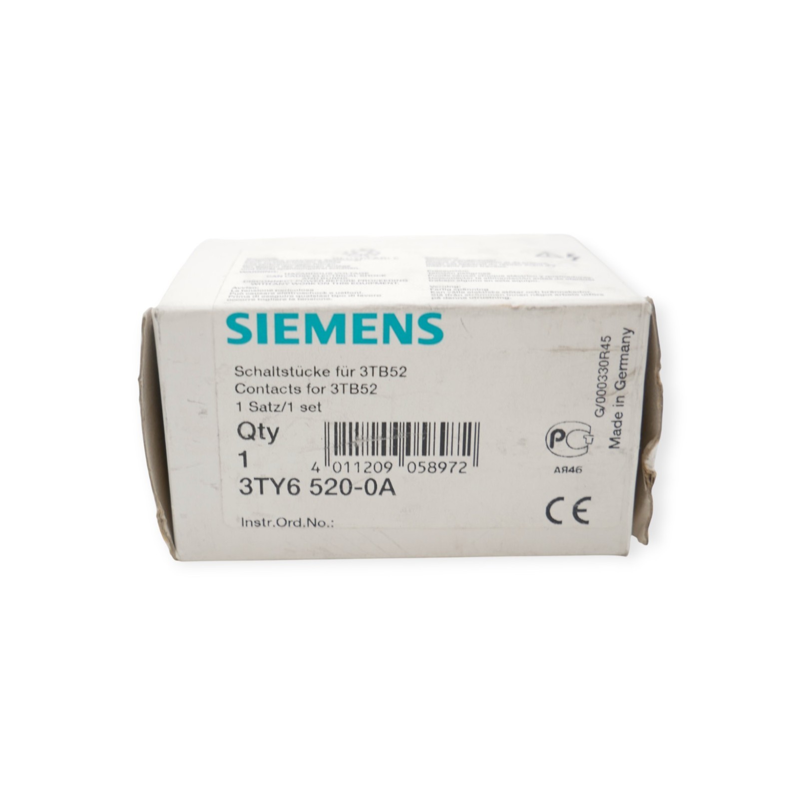 Siemens 3TY6 520-0A Schaltstücke/Hauptschaltglieder für 3TB52 – Bild 2