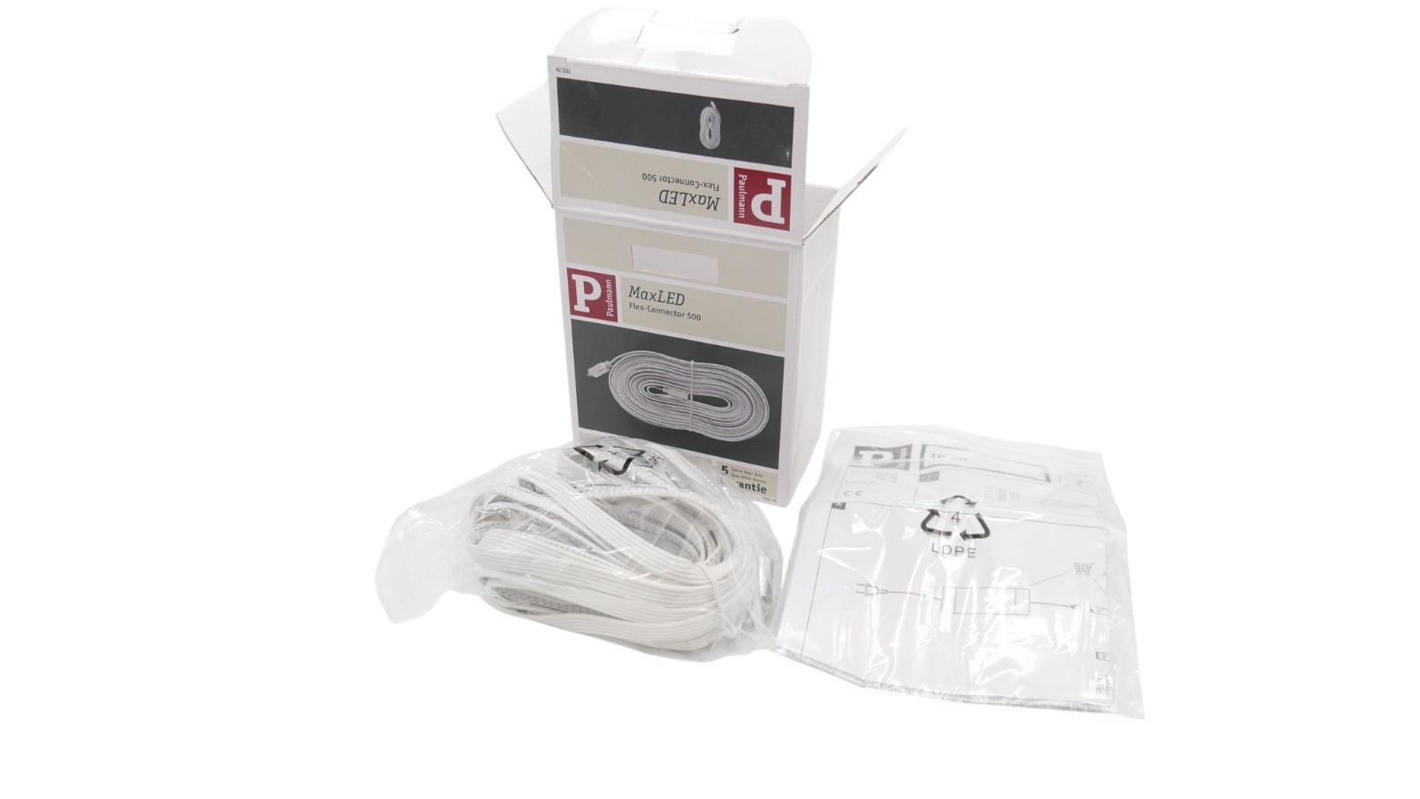 PAULMANN MaxLED Verbindungskabel mit 5 Pin 5m Weiß Kunststoff Art:70574