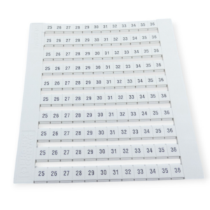 Phoenix Contact ZBFM 5/WH, LGS: Fortl.Zahlen 25-36 0803605