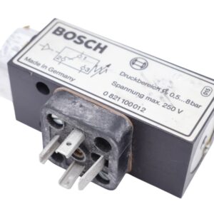 Bosch 0821100012 Druckschalter Magnetventil 015400 0,5-8bar max. 250V