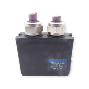 3 Stück Festo FBS-SUB-9-GS-DP-B Strecker 532216