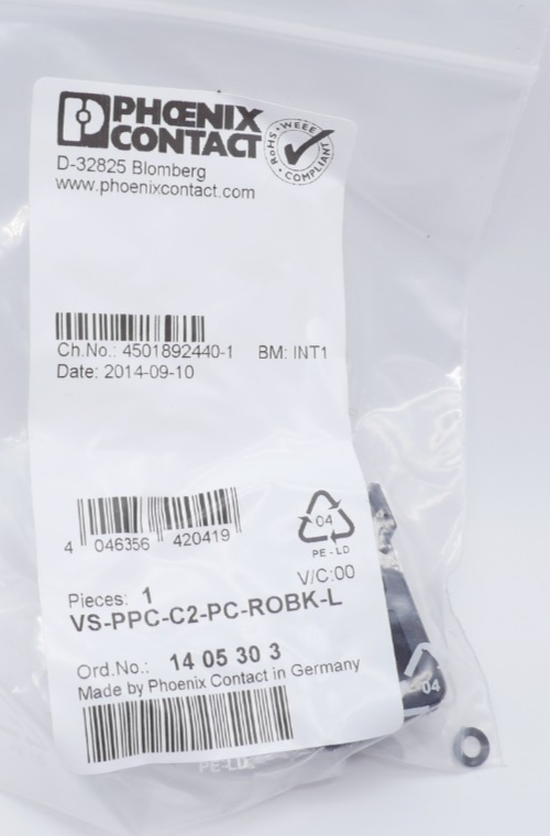 2 Stück Phoenix Contact VS-PPC-C2-PC-ROBK-L Schutzdeckel 1405303 – Bild 2