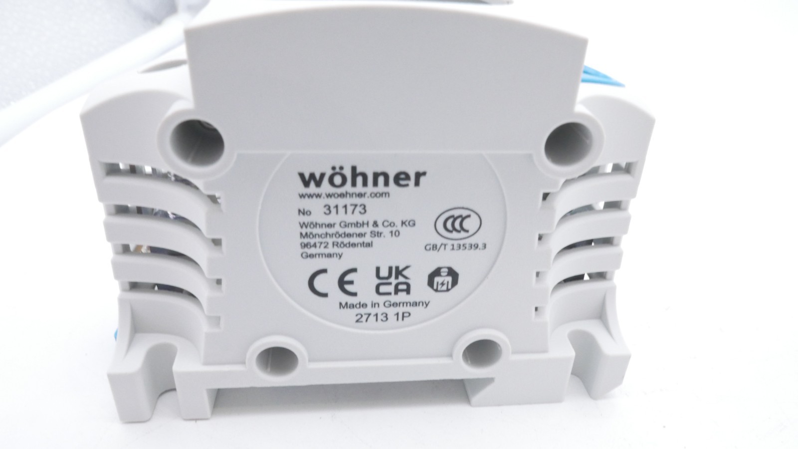 2 Stück Wöhner 31173 Sicherungssockel