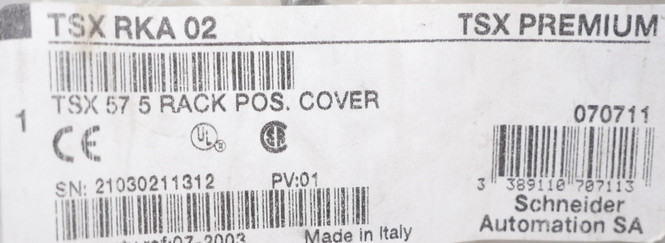 Schneider Electric TSX RKA 02 Schutzabdeckung TSX 57 Premium VPE 5 Stück – Bild 11