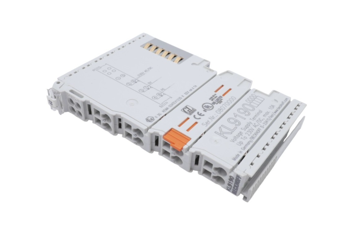 5 Stück Beckhoff KL9190 Potenzialeinspeiseklemme 230V AC/DC max. 10A