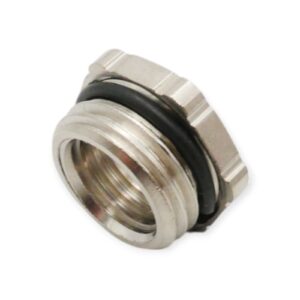 10 Stück Reduzierstück 1/2" x 3/8" a/i Messing vernickelt