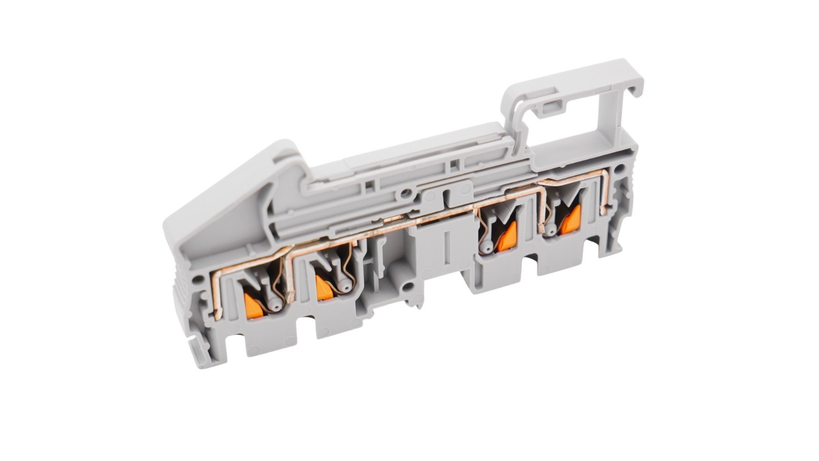 8 Stück Phoenix Contact PT 4-Quattro Durchgangsklemme grau – Bild 6
