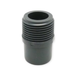 2 Stück +GF+ 721913507 Übergangsnippel d25-3/4" PVC-U