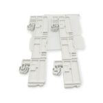 Wöhner 0136000 UL-Trennstegeset, 3-polig