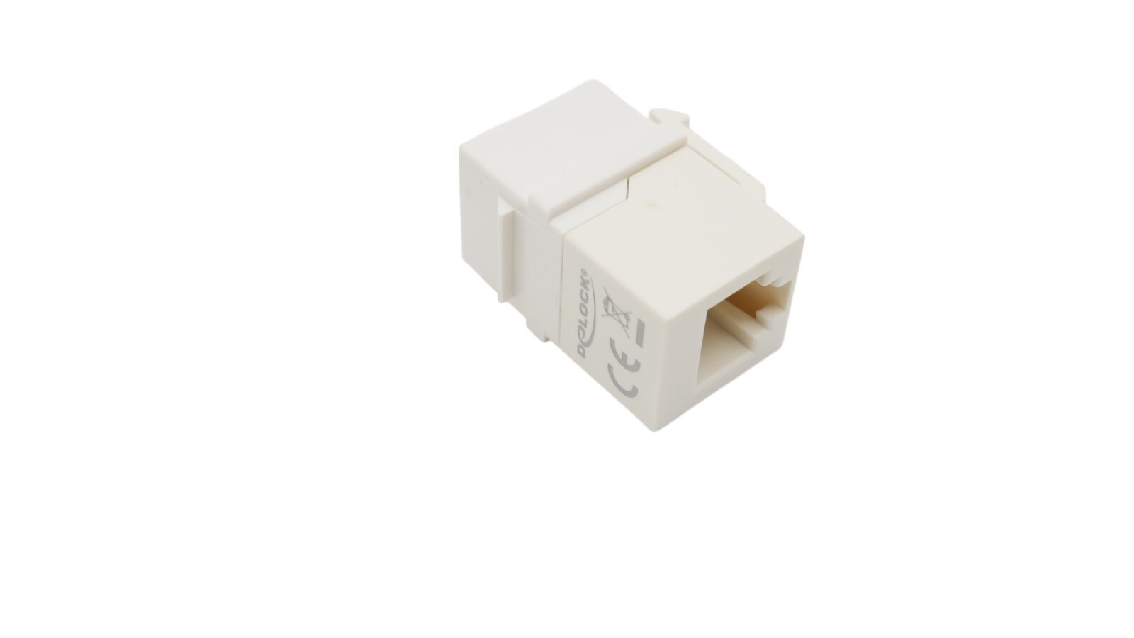 5 Stück Delock Keystone Modul RJ12 Buchse Cat.3 weiß 86380