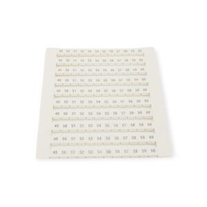 Phoenix Contact 0803605 ZBFM 5/WH,LGS: Fortl. Zahlen 49-60 VPE 10 Stk.