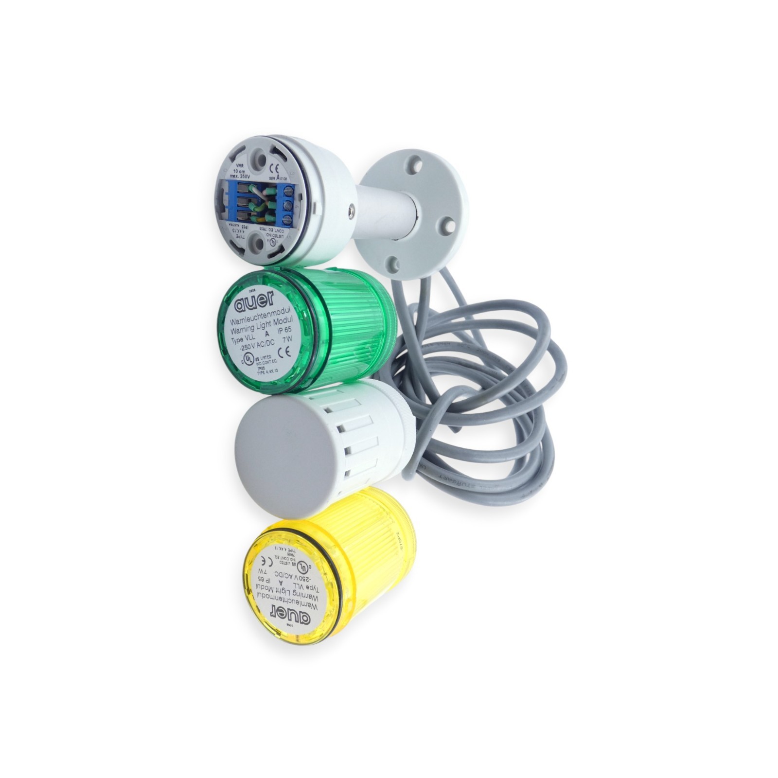Auer Warnleuchtmodul grün VLL 250 AC-DC 7W+gelb VLL 250 AC-DC 7W – Bild 3