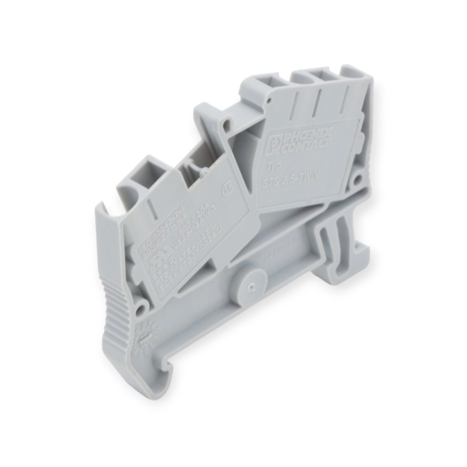 16 Stück Phoenix Contact STS 2,5 TWIN 2,5mm² Anschlussklemme 800V – Bild 2