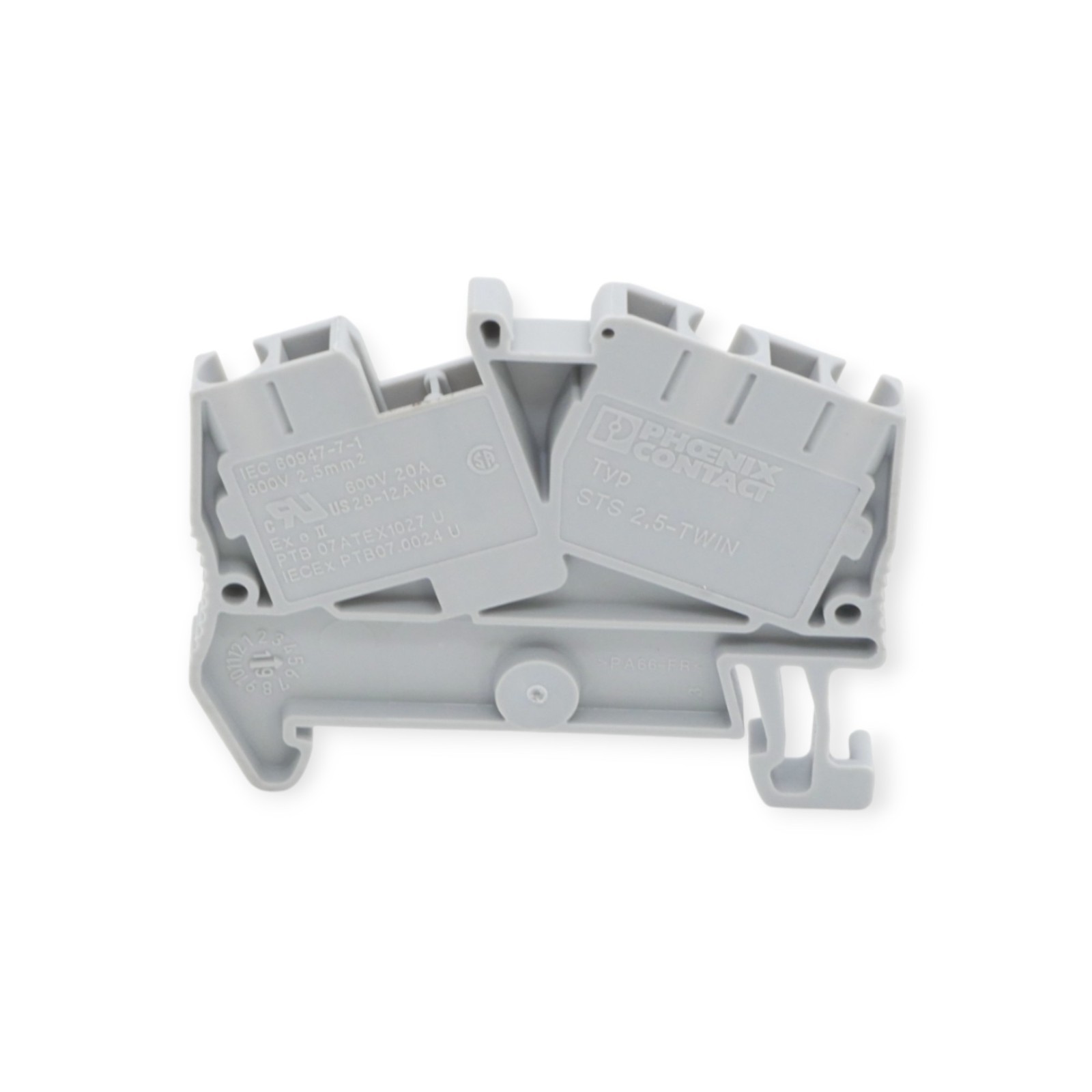 16 Stück Phoenix Contact STS 2,5 TWIN 2,5mm² Anschlussklemme 800V – Bild 4