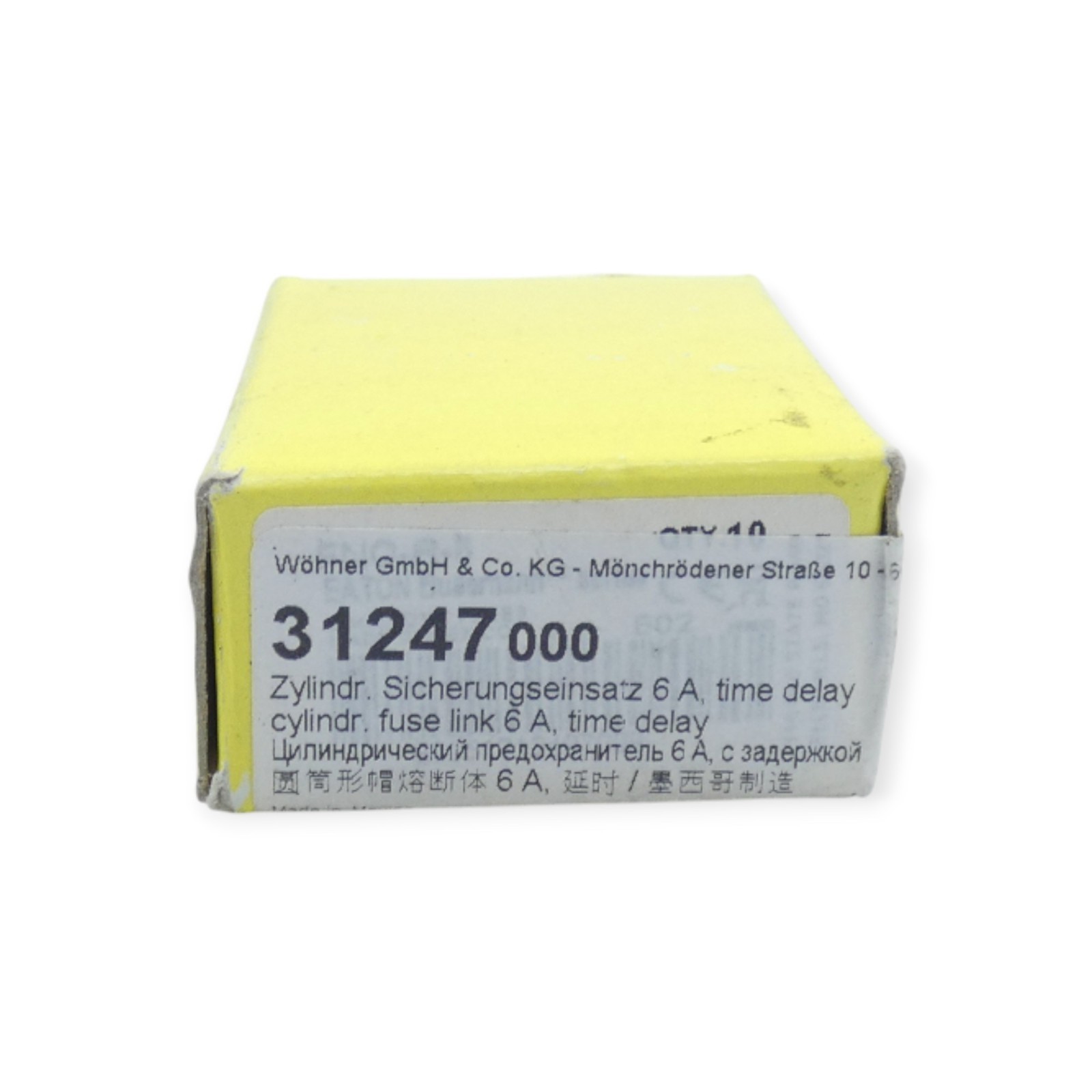 Eaton Bussmann 31247 Zylindrischer Sicherungseinsatz Limitron 6A VPE 10 Stück – Bild 4