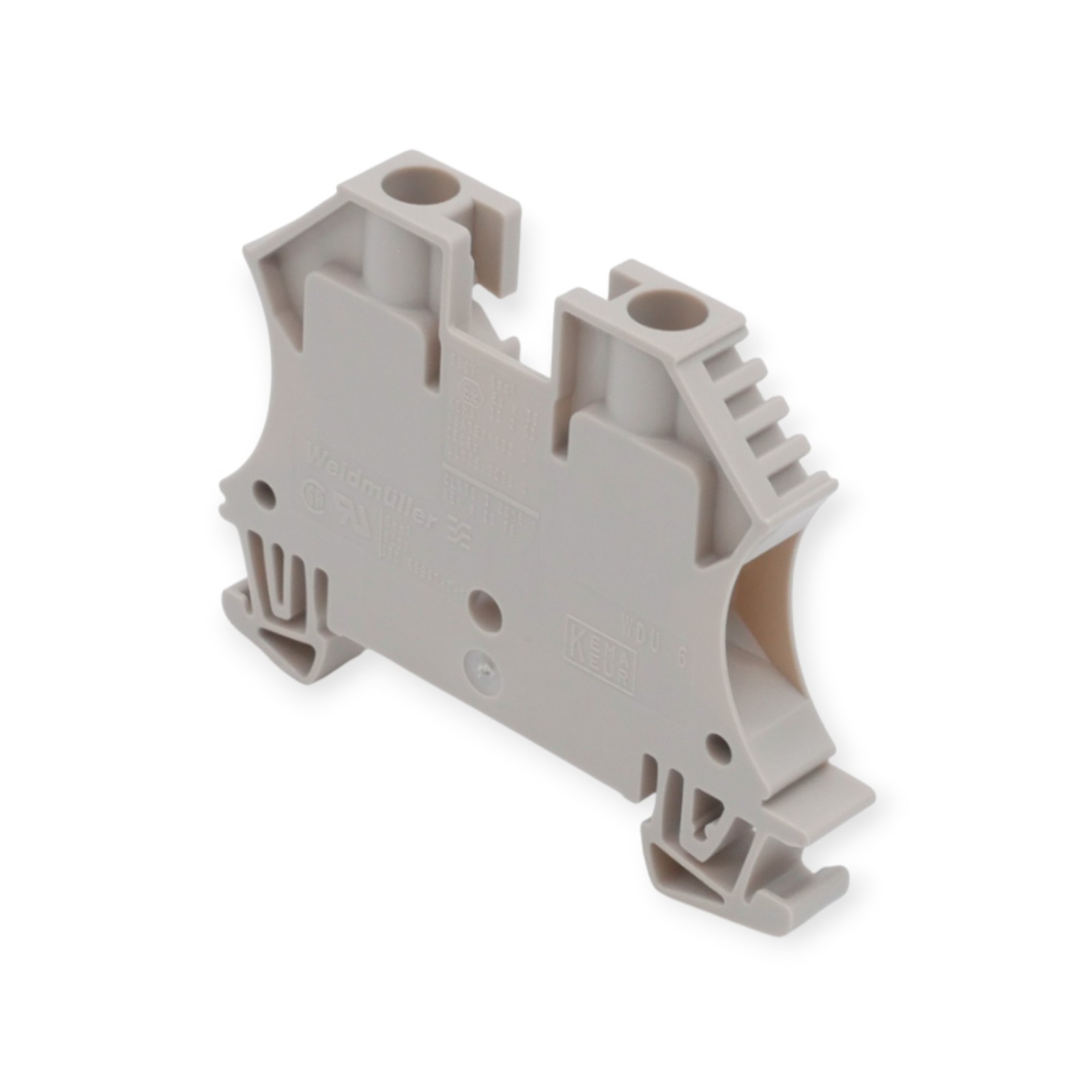 Weidmüller WDU 6 beige 6mm² Durchgangsreihenklemme 1VPE=10Stück