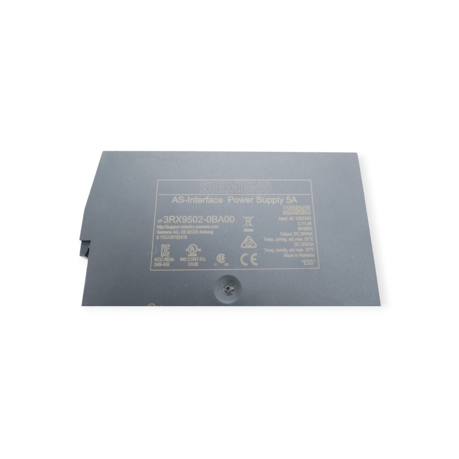 Siemens 3RX9502-0BA00 AS-Interface Power Supply 5A – Bild 3