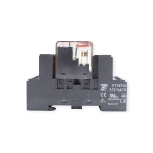 Schrack PT78720 Relaissockel + PT270024 Relais