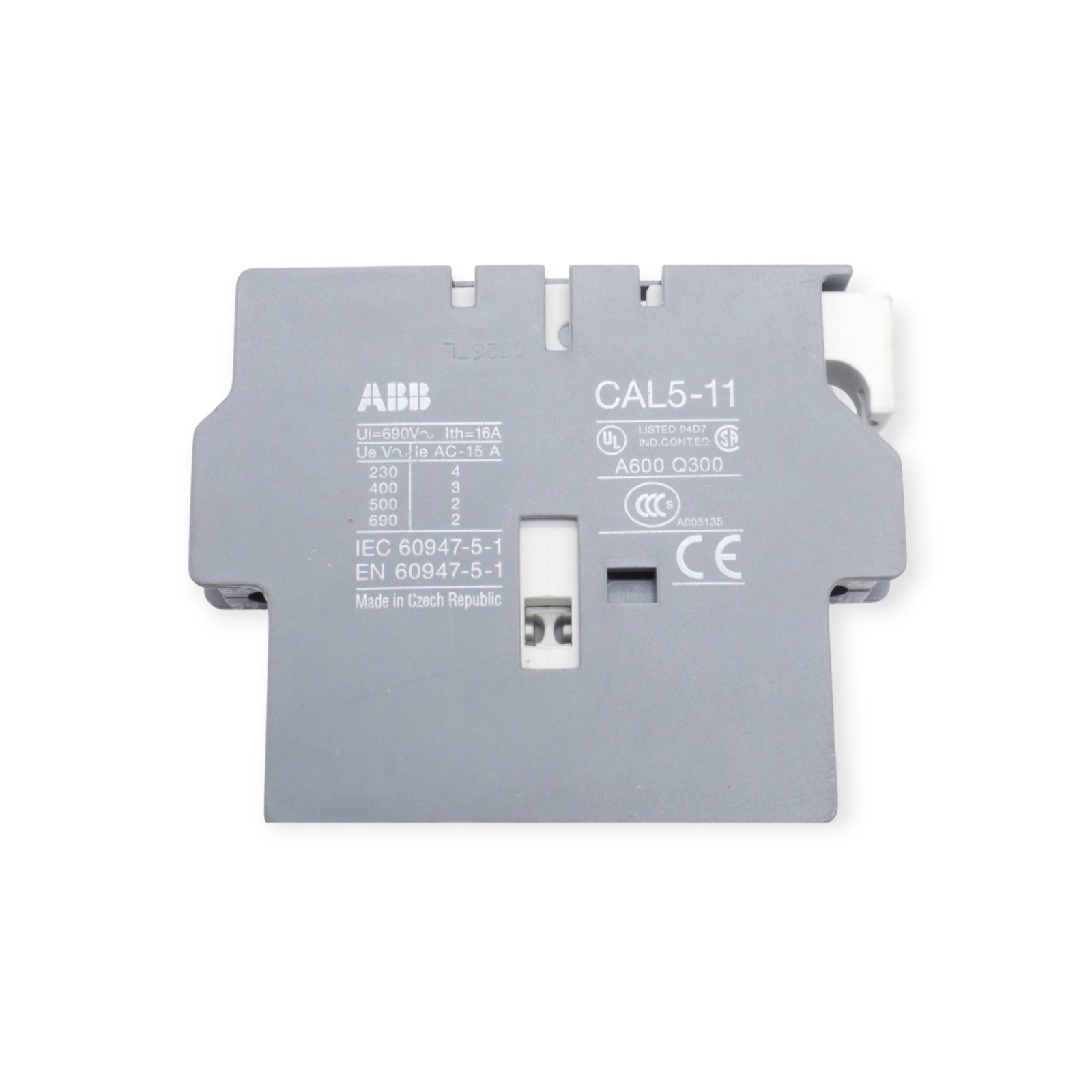 ABB Hilfskontaktblock CAL5-11 A600 Q300 – Bild 2