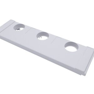 9 Stück Wöhner 01981.000 D0-Streifen-Abdeckung E18 2-fach 54mm