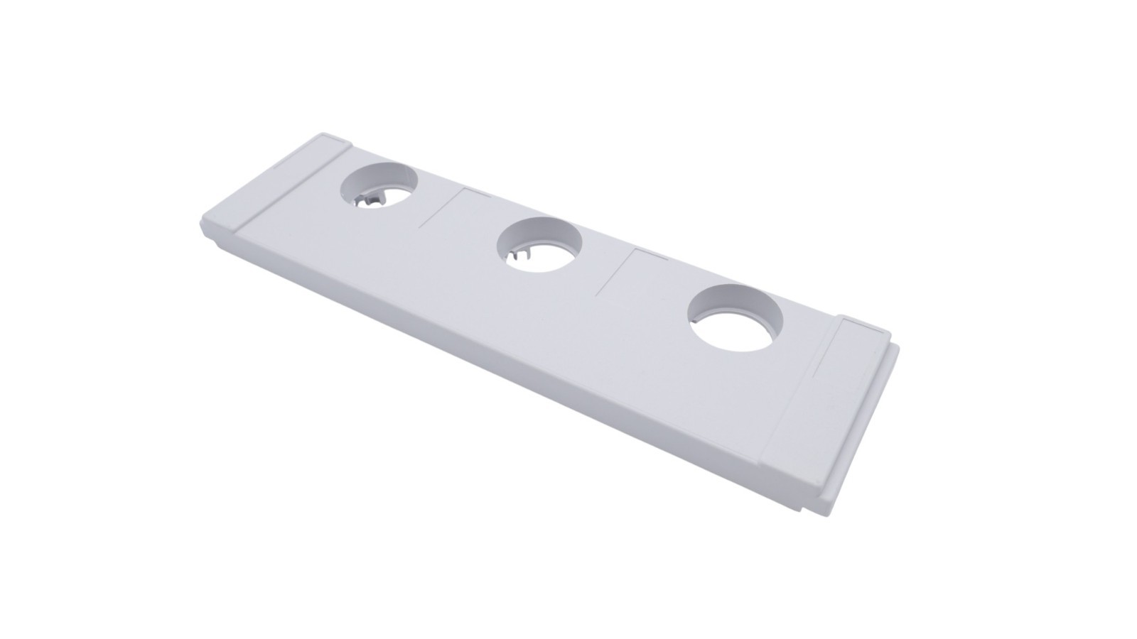 9 Stück Wöhner 01981.000 D0-Streifen-Abdeckung E18 2-fach 54mm