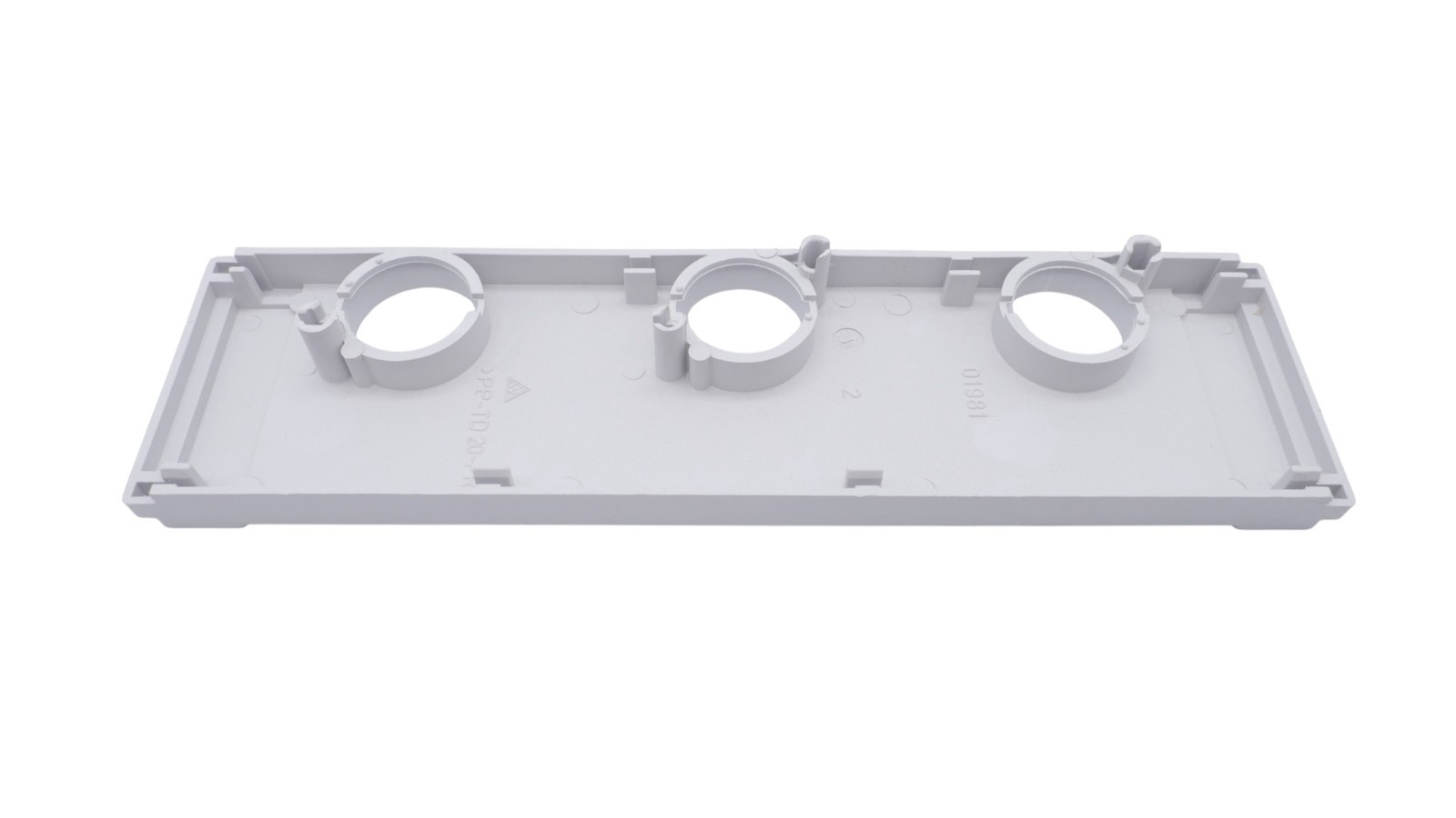 9 Stück Wöhner 01981.000 D0-Streifen-Abdeckung E18 2-fach 54mm – Bild 4