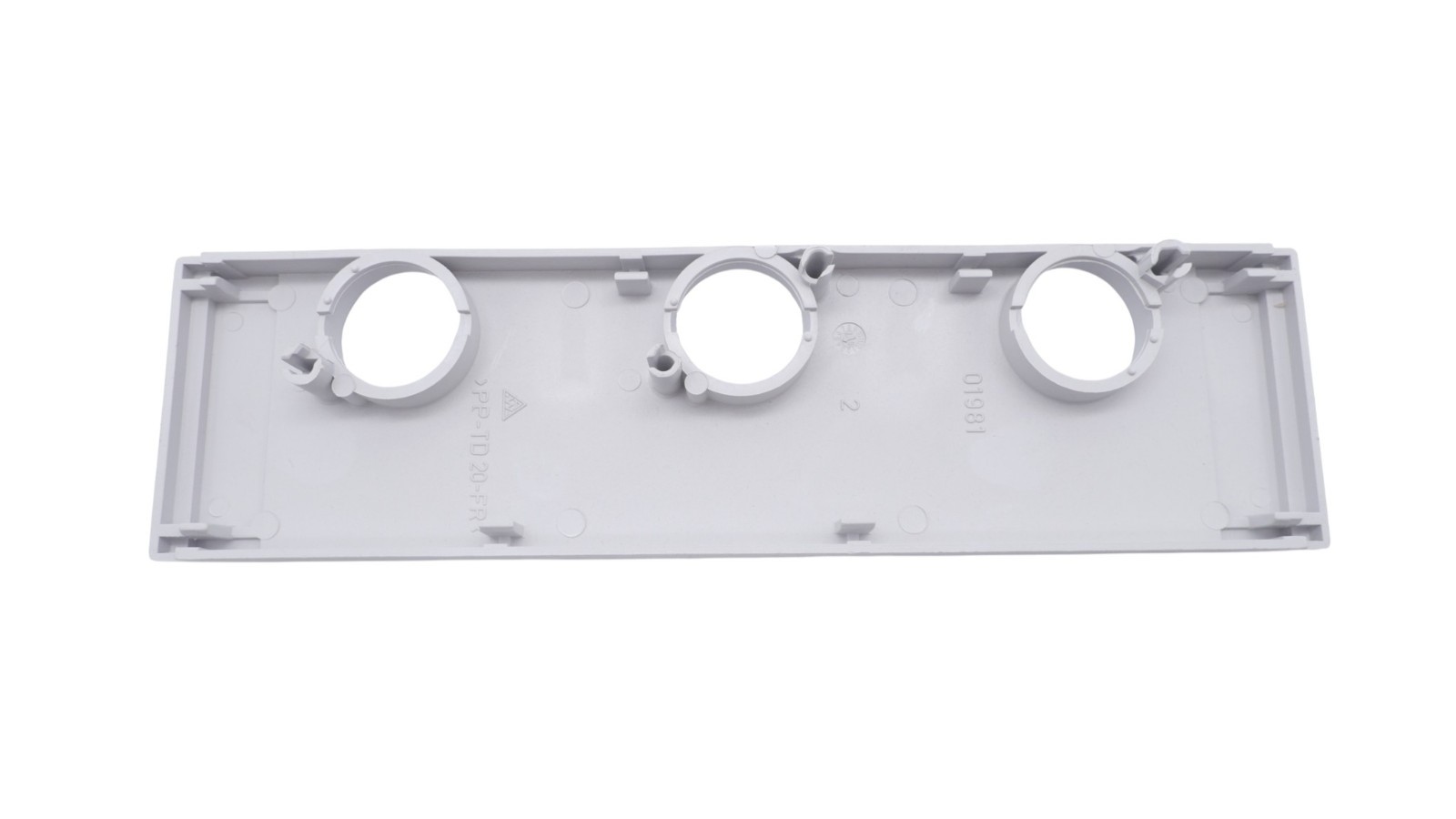 9 Stück Wöhner 01981.000 D0-Streifen-Abdeckung E18 2-fach 54mm – Bild 7