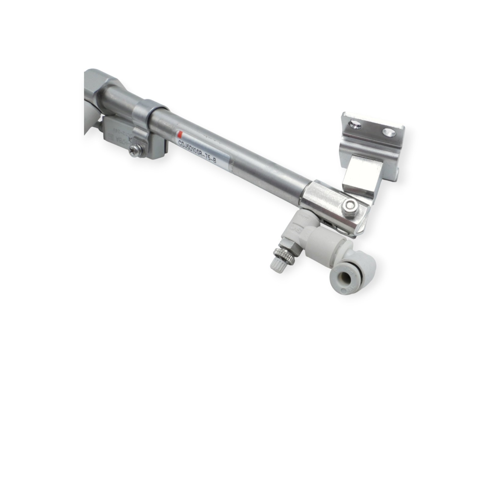 SMC CDJ5D10SR-75-B Druckluftzylinder mit Anschlüssen – Bild 3