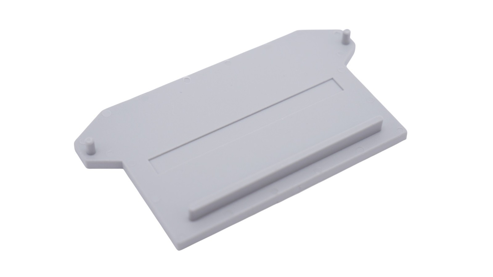 43 Stück Phoenix-Contact D-URK-ND Abschlussdeckel 0701121 36,1mmx2,5mmx64mm grau – Bild 2