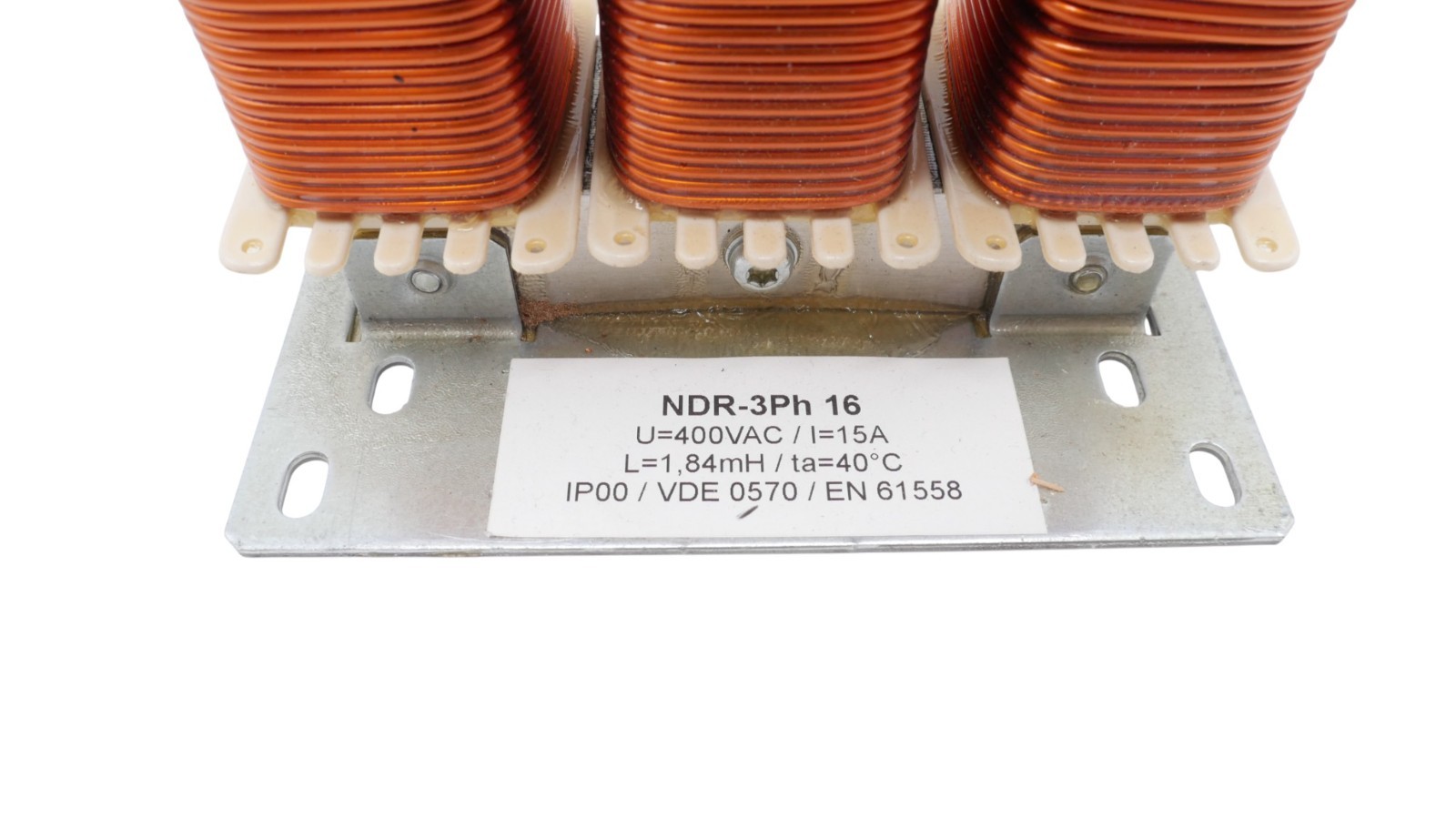 NDR-3Ph 16 U-400VAC/I=15A L=1.84mH/ta-40 Begrenzungsdrossel – Bild 5