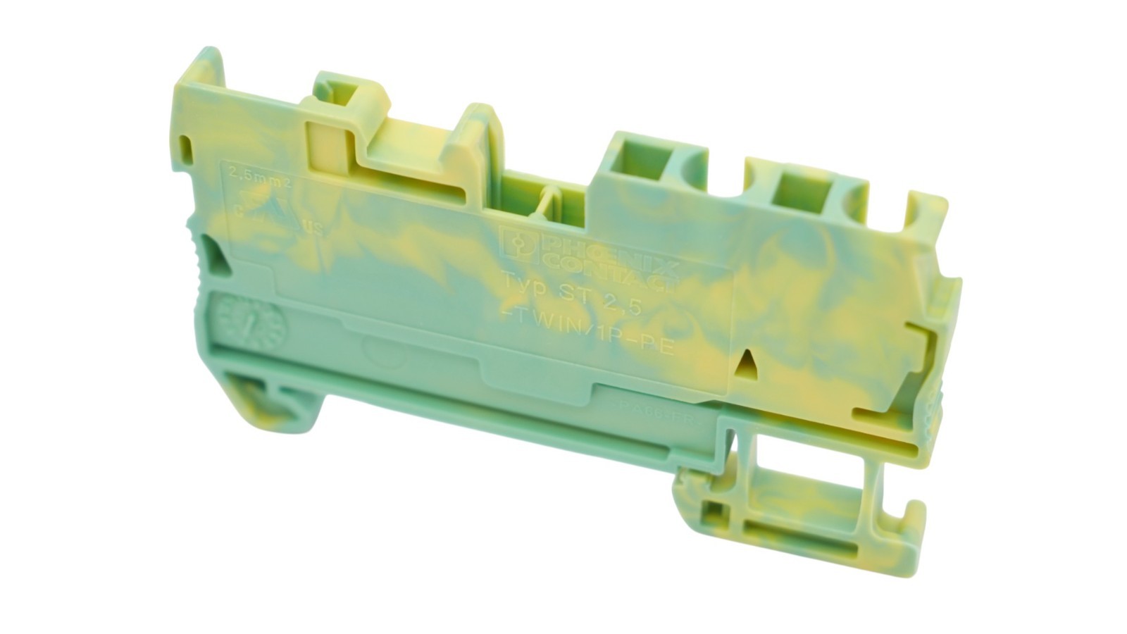 31 Stück Phoenix-Contact ST 2,5-TWIN/ 1P-PE Zugfeder-Schutzleiterklemme 2,5mm²