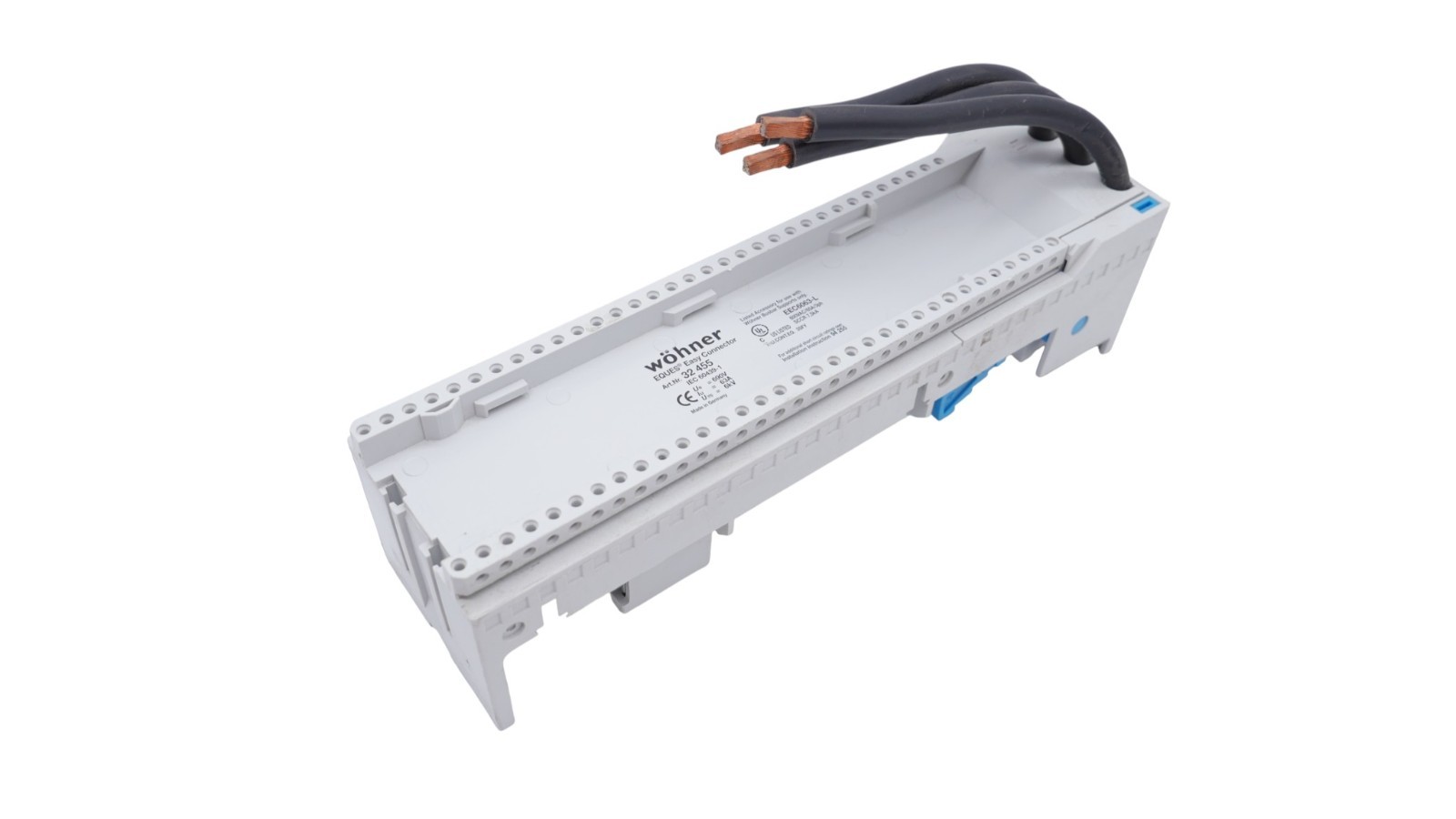 Wöhner 32455 Sammelschienenadapter EQUES Easy Connector 690V 63A 6kV – Bild 2