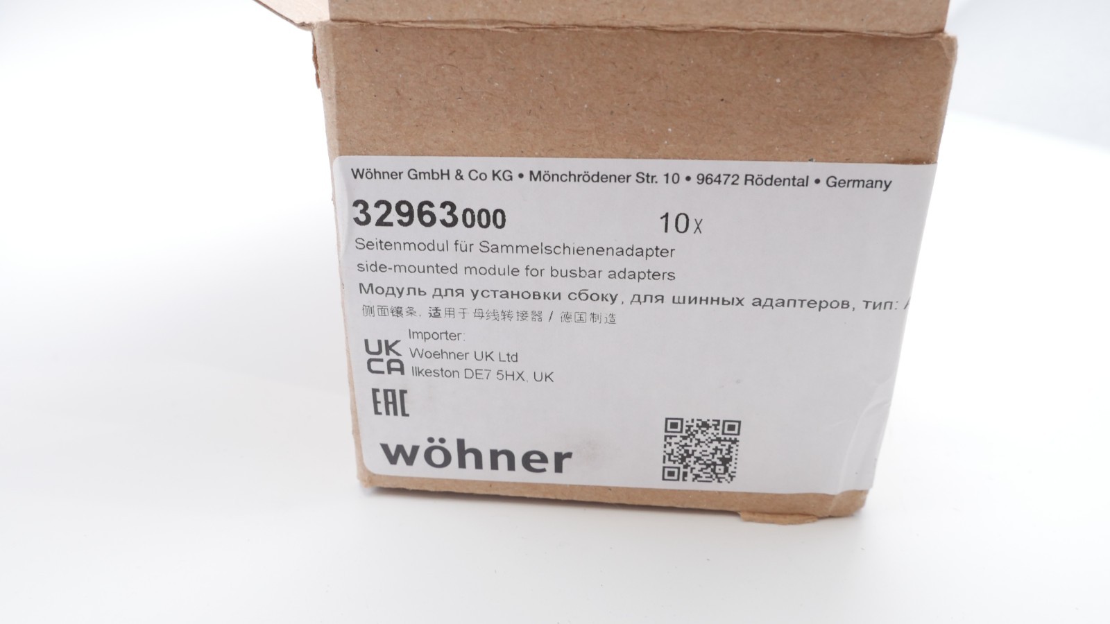 Wöhner 32963 Seitenmodul EEC für Sammelschienenadapter VPE=10 Stück – Bild 6
