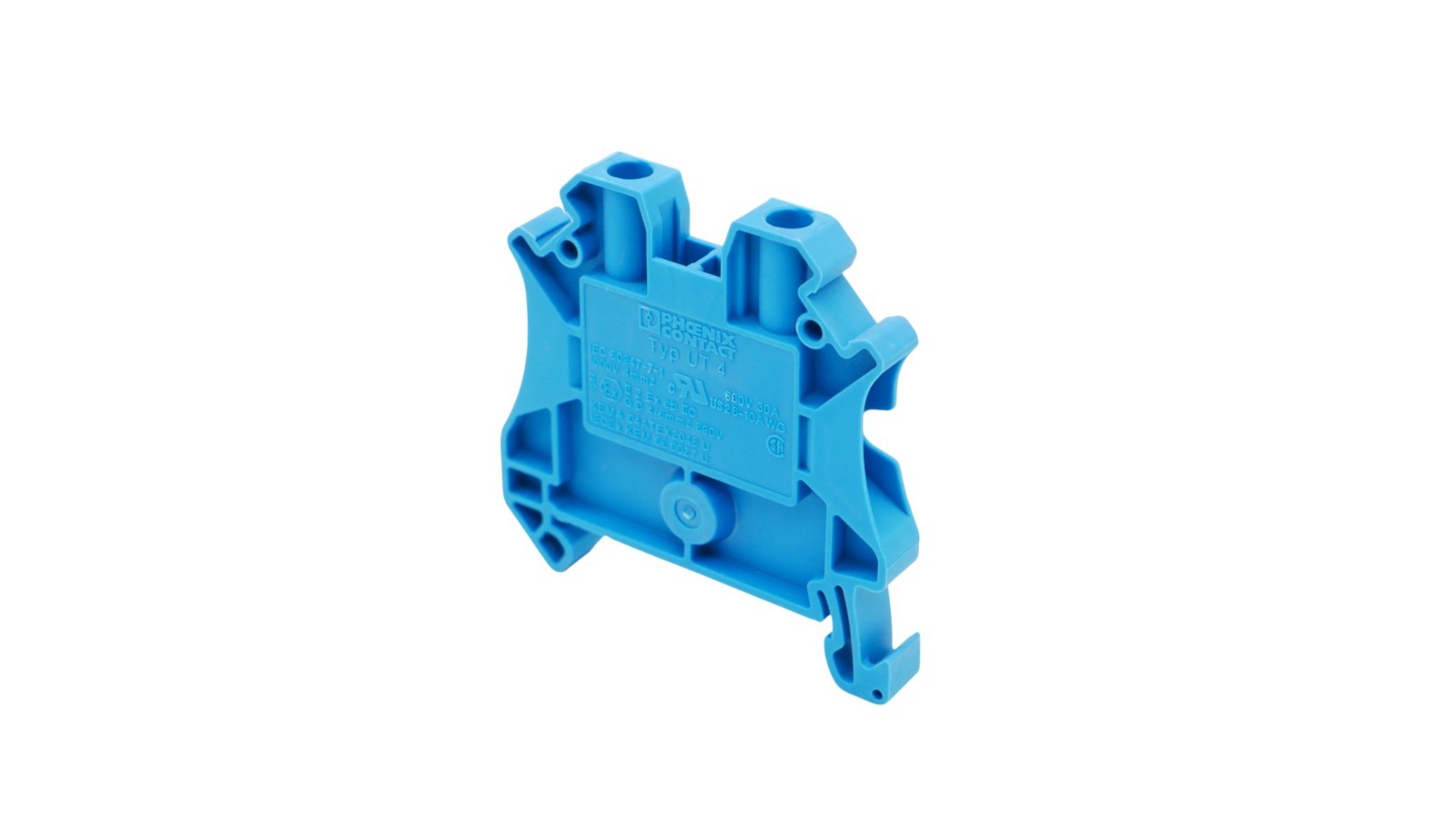 10 Stück Phoenix Contact UT 4 Durchgangsklemme blau