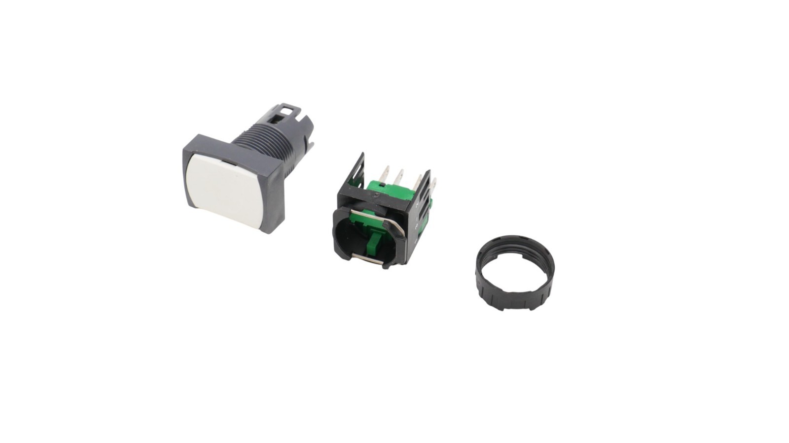 Telemecanique XB6 DA11B Druckknopf Schalter 076421 weiß