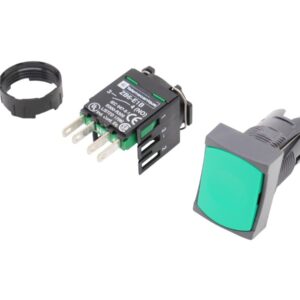 Telemecanique XB6 DA31B Druckknopf Schalter Leuchtdrucktaster 076427 grün