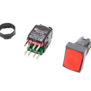 Telemecanique XB6 DA45B Druckknopf Schalter Leuchtdrucktaster 076436 rot