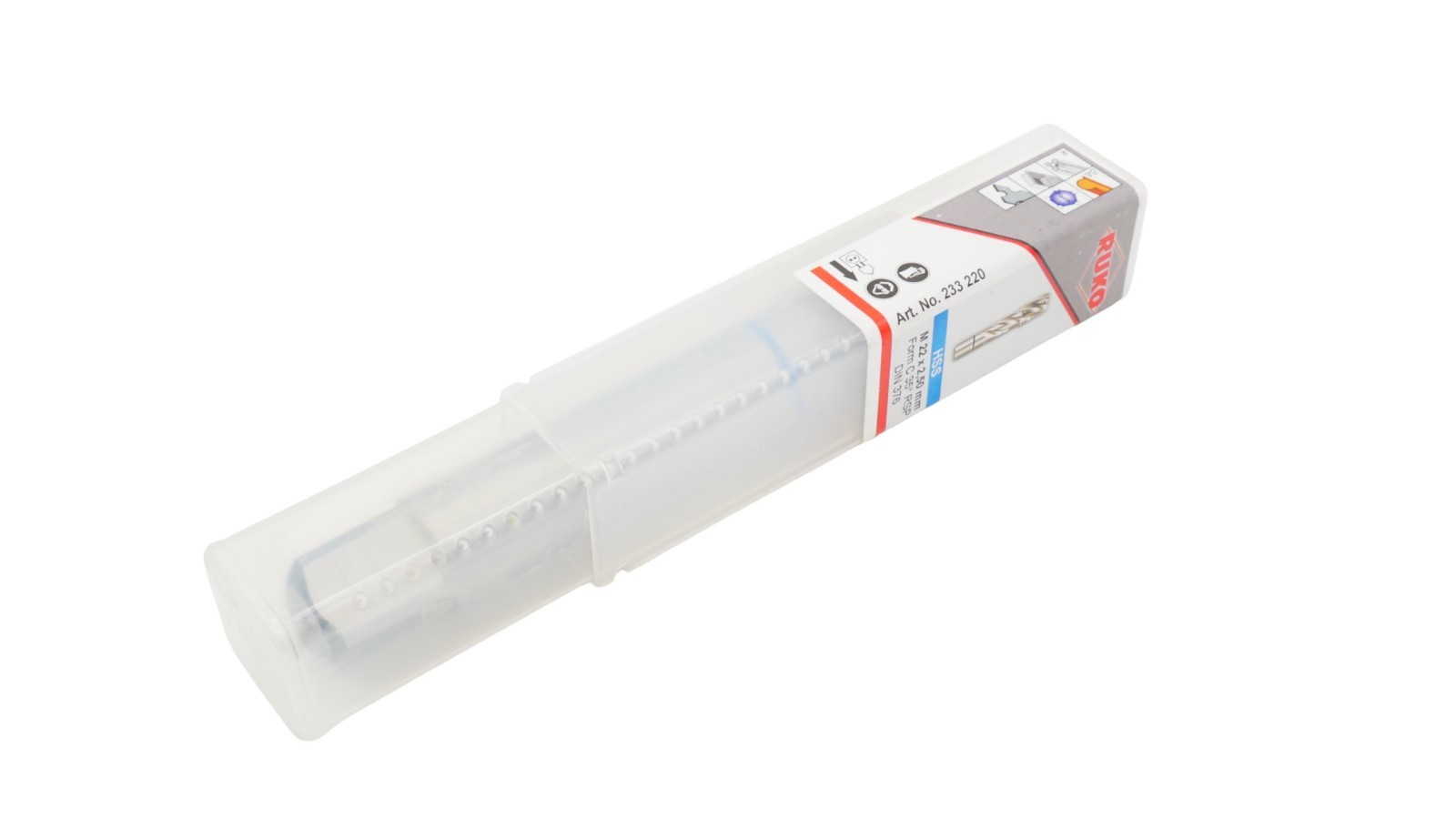 Ruko Maschinengewindebohrer DIN 376 HSS M22x2,50 mm 233220 – Bild 4