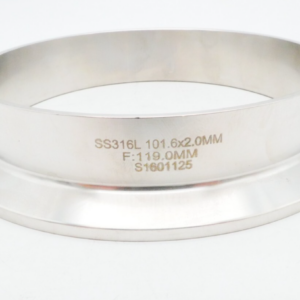 Crimp Schweißstück SS316L Ø 101.6x2.0mm F:119.0mm